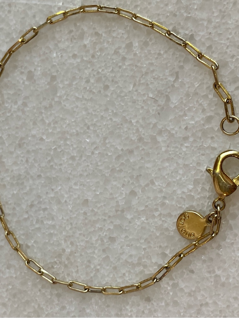 Gorjana Gold Paperclip Necklace Extender